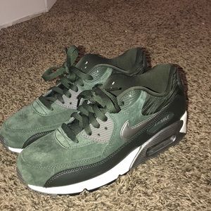 Green Suede Nike Air Max